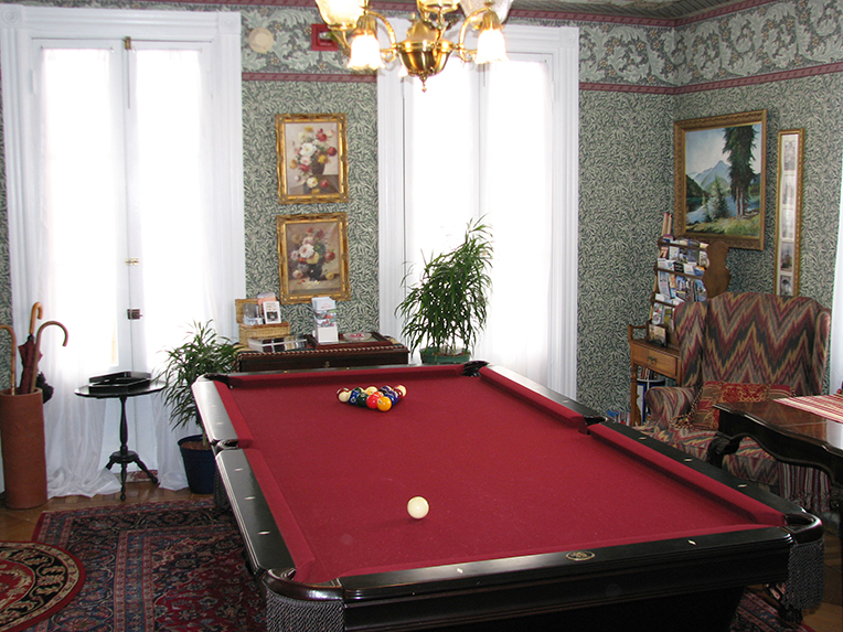 game room at the inn